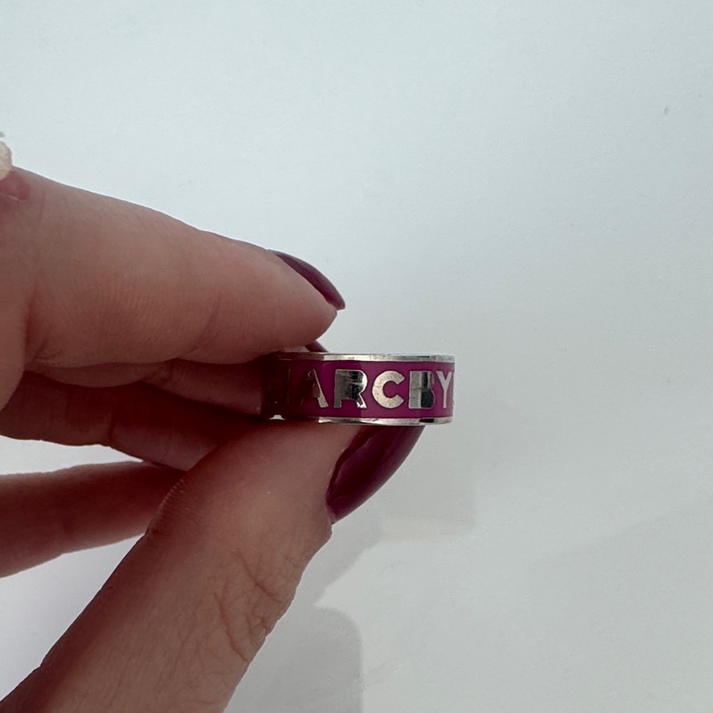Marc by Marc Jacobs Jewelry I Marc by Marc Jacobs Pink Enamel Ring - Picture 2 of 3
